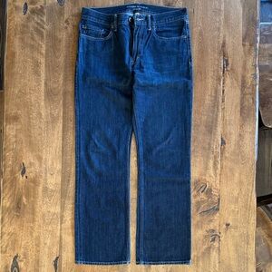 Banana Republic Dark Indigo Straight Jeans 32/32